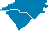 Map of North & South Carolina